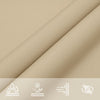 Beiges Sonnensegel Oxford-Gewebe Rechteck Larisia 2x4 m