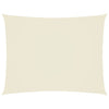 Cremefarbenes Sonnensegel Oxford-Gewebe Rechteck Larisia 4x6 m