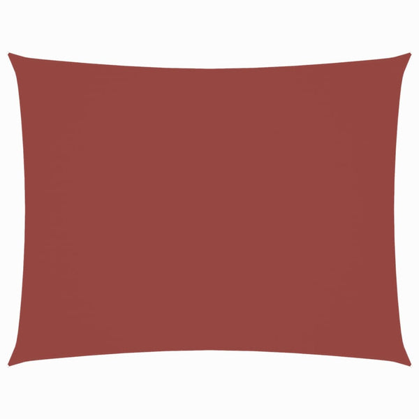 Terracotta Sonnensegel Oxford-Gewebe Rechteckig Larisia 2x4m