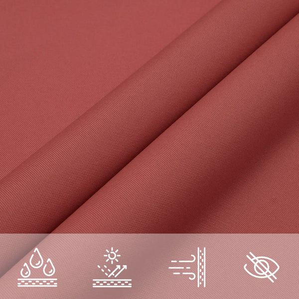 Terracotta Sonnensegel Oxford-Gewebe Rechteckig Larisia 2x4m