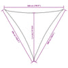 Terrakotta-Sonnensegel Oxford-Gewebe Dreieck Nicalaie 5x5x5 m