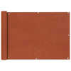 Terrakotta Balkonsichtschutz Oxford-Gewebe Elvin 75x600cm