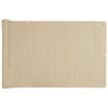 Beiger Balkonsichtschutz Oxford-Gewebe Elvin 75x600cm