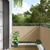 Beiger Balkonsichtschutz Oxford-Gewebe Elvin 75x600cm