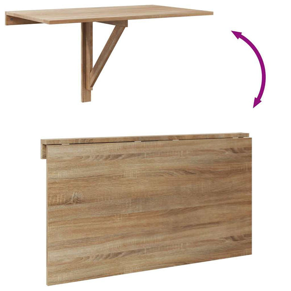 Klappbarer Wandtisch Eiche Iordanel 100x60cm