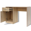 Schreibtisch mit Schublade und Schrank Eiche Omaid 100x40x73cm