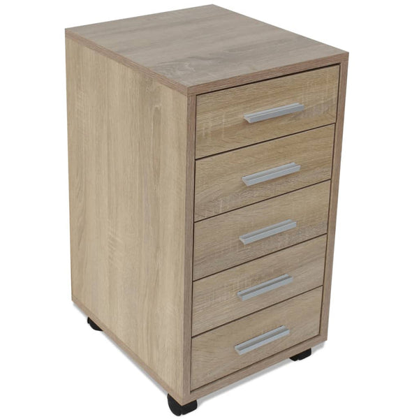 Tammi-Büro-Rollcontainer Olgheta, 5 Schubladen