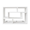 Weißes TV-Rack, doppelte L-Form, Jeraldine