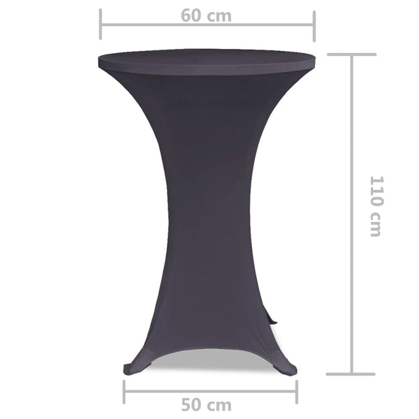 Anthrazit dehnbarer Tischschutz Zablatosche 60cm (2 St.)