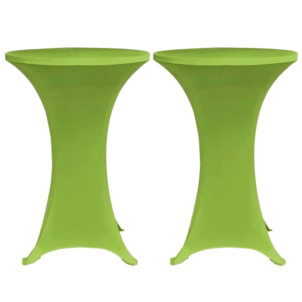 Grüne, dehnbare Tischdecke Zablatosche 60cm (2 Stück)