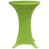 Grüner, dehnbarer Tischbezug Zablatosche 80 cm (2er-Set)