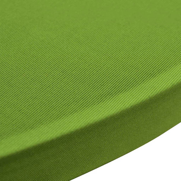 Grüner, dehnbarer Tischbezug Zablatosche 80 cm (2er-Set)