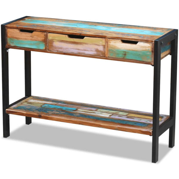Kommode Seusan (3 Schubladen recyceltes Holz)