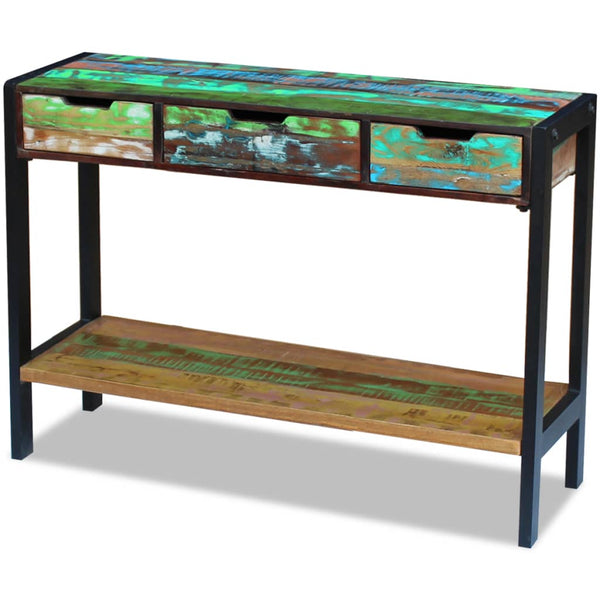 Kommode Seusan (3 Schubladen recyceltes Holz)