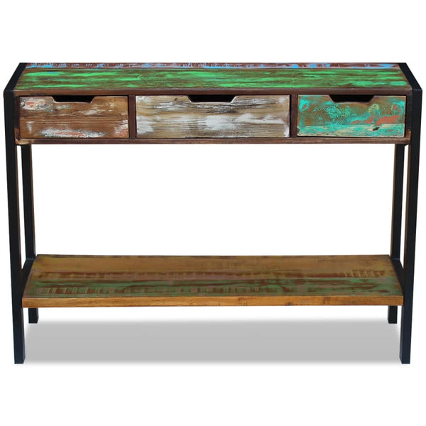 Kommode Seusan (3 Schubladen recyceltes Holz)