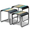 Beistelltisch-Set Romel (3er-Set aus recyceltem Massivholz)