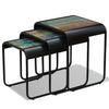 Beistelltisch-Set Romel (3er-Set aus recyceltem Massivholz)