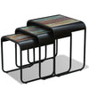 Beistelltisch-Set Romel (3er-Set aus recyceltem Massivholz)