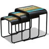 Beistelltisch-Set Romel (3er-Set aus recyceltem Massivholz)