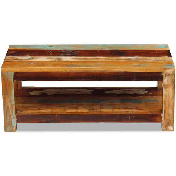 Sohvapöytä kierrätetty massiivipuu Curt 90x45x35cm