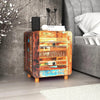Nachttisch recyceltes Massivholz Bruda 43x33x51cm