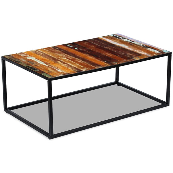 Couchtisch recyceltes Massivholz Fulviana 100x60x40cm