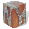 Hocker Pionea (Teak und Harz)