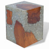 Hocker Pionea (Teak und Harz)
