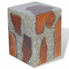 Hocker Pionea (Teak und Harz)