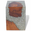 Hocker Pionea (Teak und Harz)