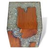Hocker Pionea (Teak und Harz)