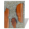Hocker Pionea (Teak und Harz)