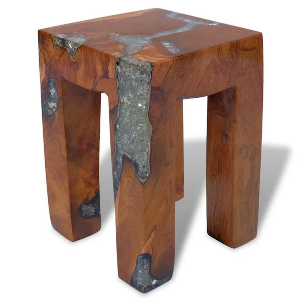 Hocker Liuboveta (Teak und Harz)