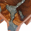 Hocker Liuboveta (Teak und Harz)