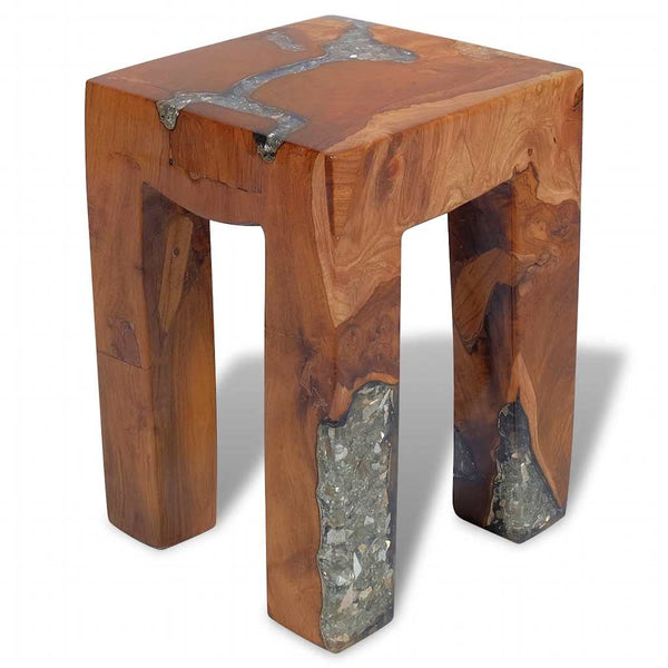 Hocker Liuboveta (Teak und Harz)