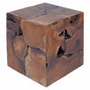Hocker Teak massiv Antofe 40x40x45cm