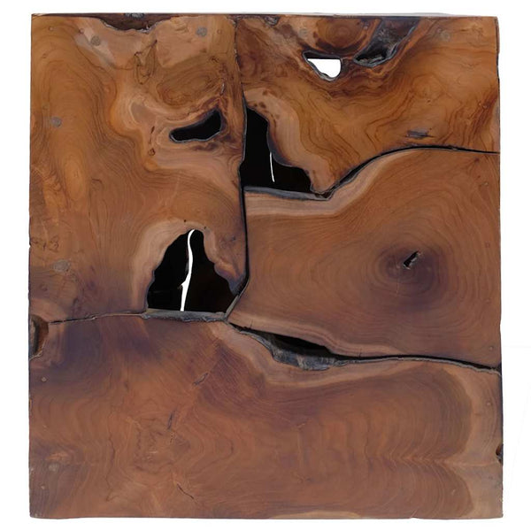 Hocker Teak massiv Antofe 40x40x45cm