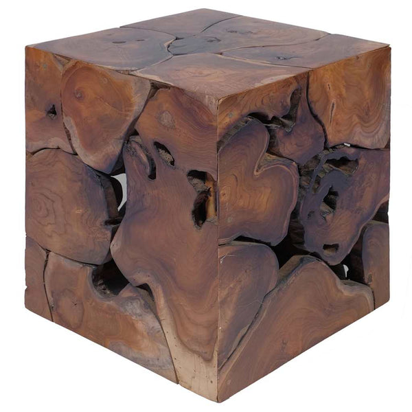 Hocker Teak massiv Antofe 40x40x45cm