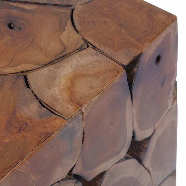 Hocker Teak massiv Antofe 40x40x45cm