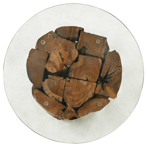 Couchtisch Gulbahar 60cm (Teak-Treibholz)