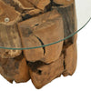 Couchtisch Gulbahar 60cm (Teak-Treibholz)