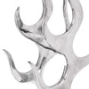 Silberfarbener Aluminium-Weinregal "Flamme" Denica für 9 Flaschen