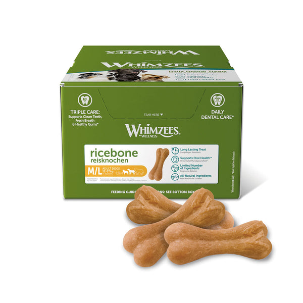 Whimzees Ricebone koiran puruluu 50 kpl