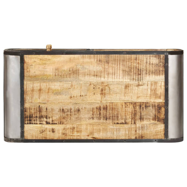 Couchtisch Silvileta 100x50x35cm (massives Mangoholz)