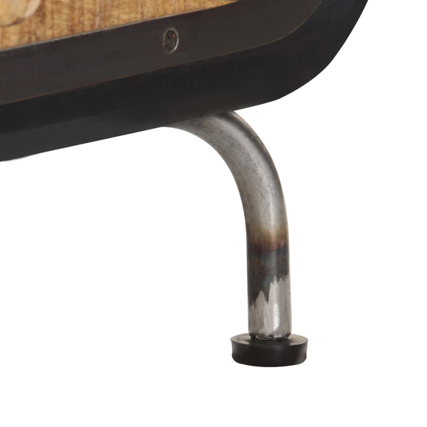 Couchtisch Silvileta 100x50x35cm (massives Mangoholz)