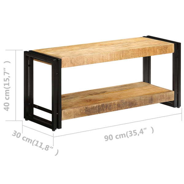 Tv-taso Haricliea 90x30x40cm (kiinteä mangopuu)