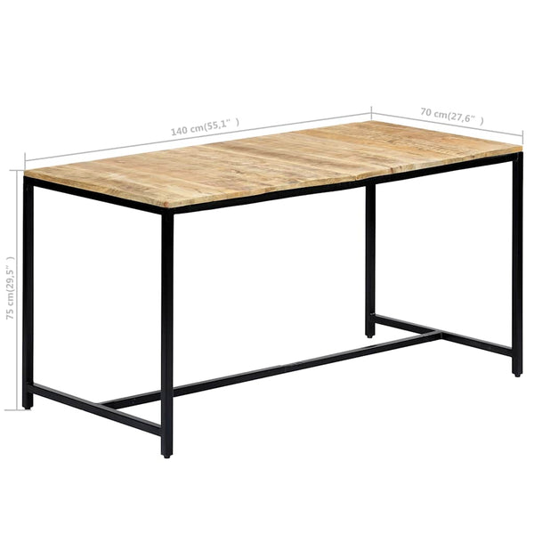 Esstisch Oprisan 140x70x75cm (robustes Mangoholz)