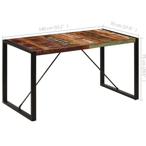 Esstisch Henrietta 140x70x75cm (Recyclingholz)