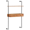 Wandkonsole Velenia 90x40x170cm (Akazienholz)