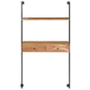 Wandkonsole Velenia 90x40x170cm (Akazienholz)
